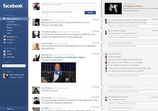 Crazy Column Facebook