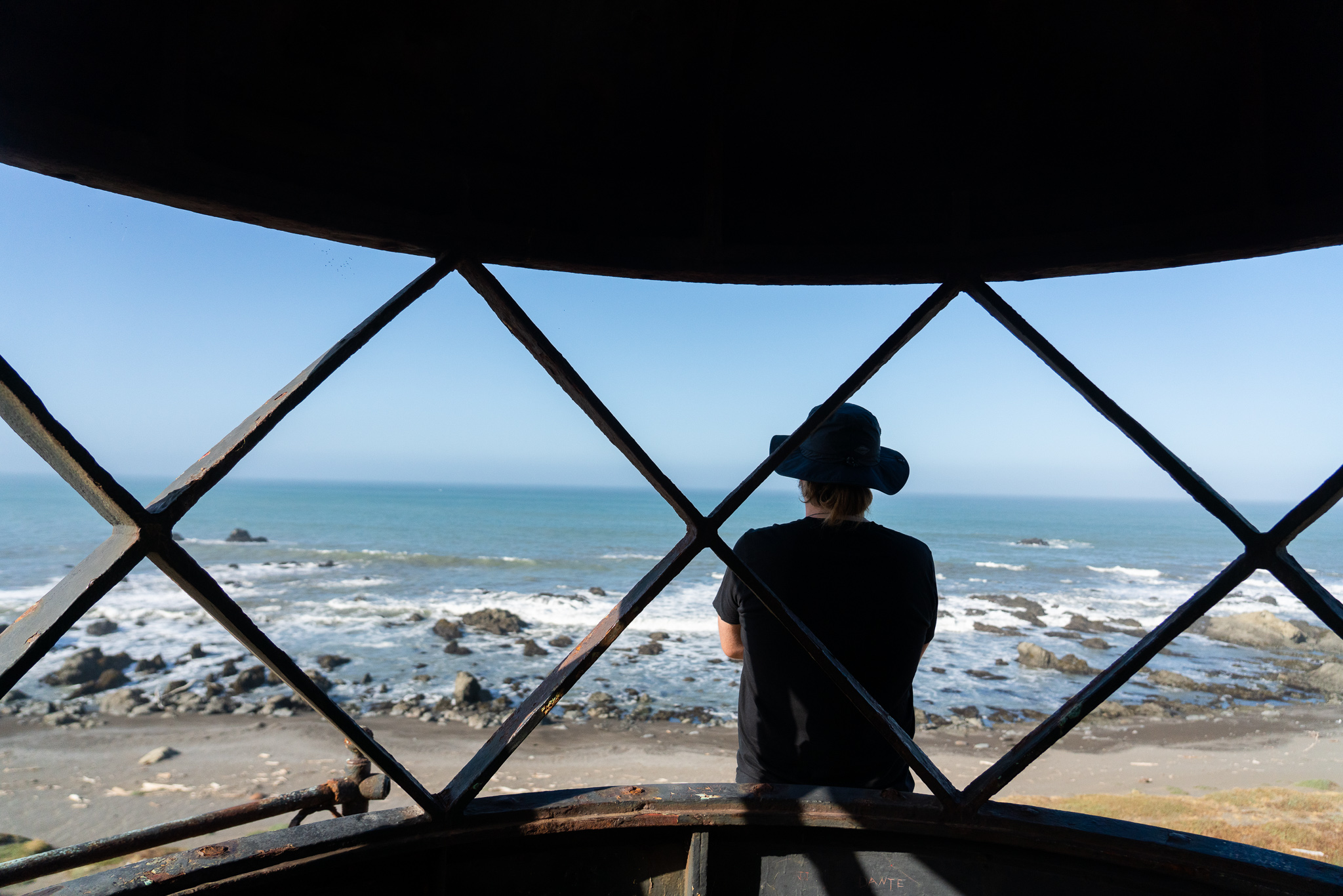 Chad on the lighthouse